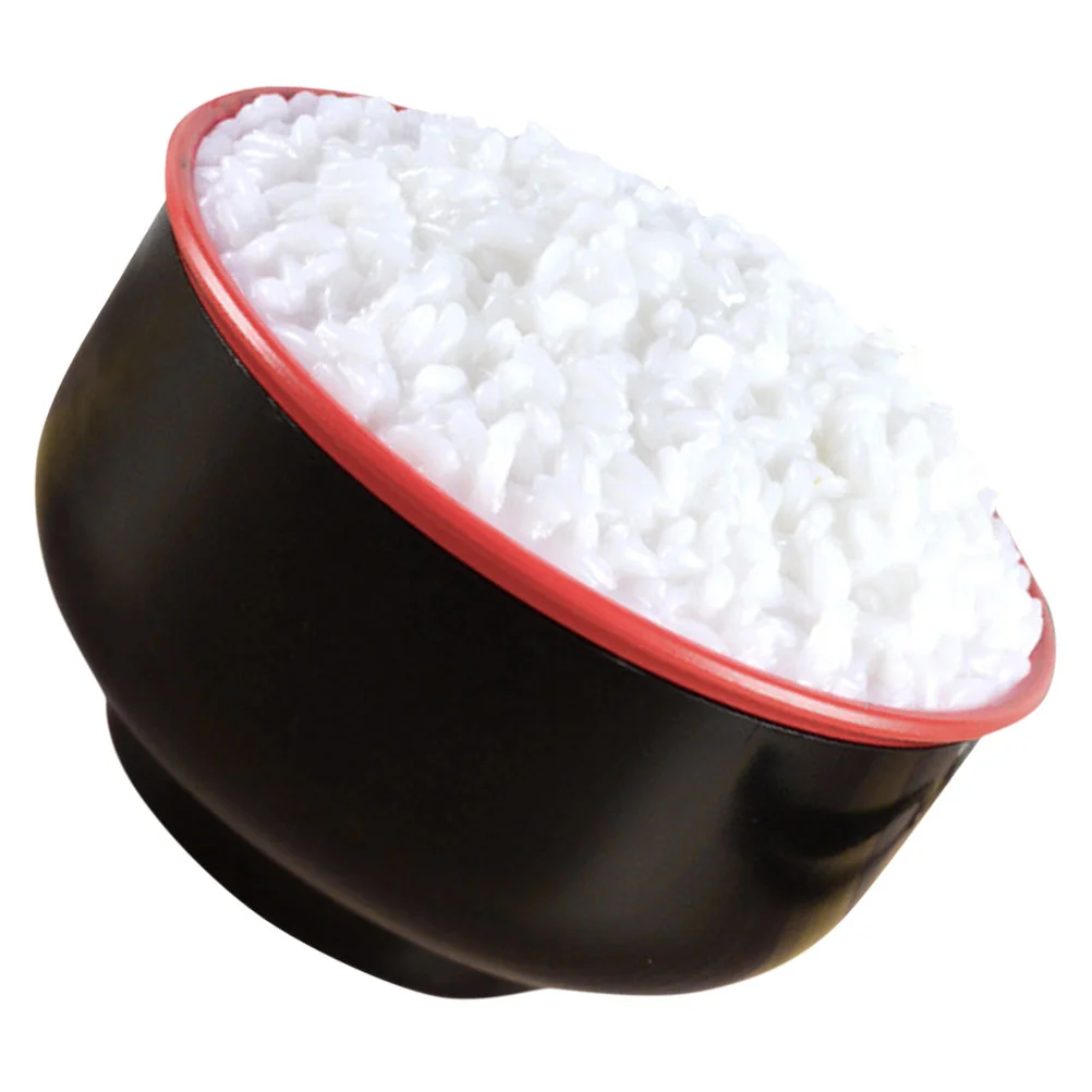 Fake Food Simulated Bowl Model Photography Props Other Cooked Rice Ornament Steamed