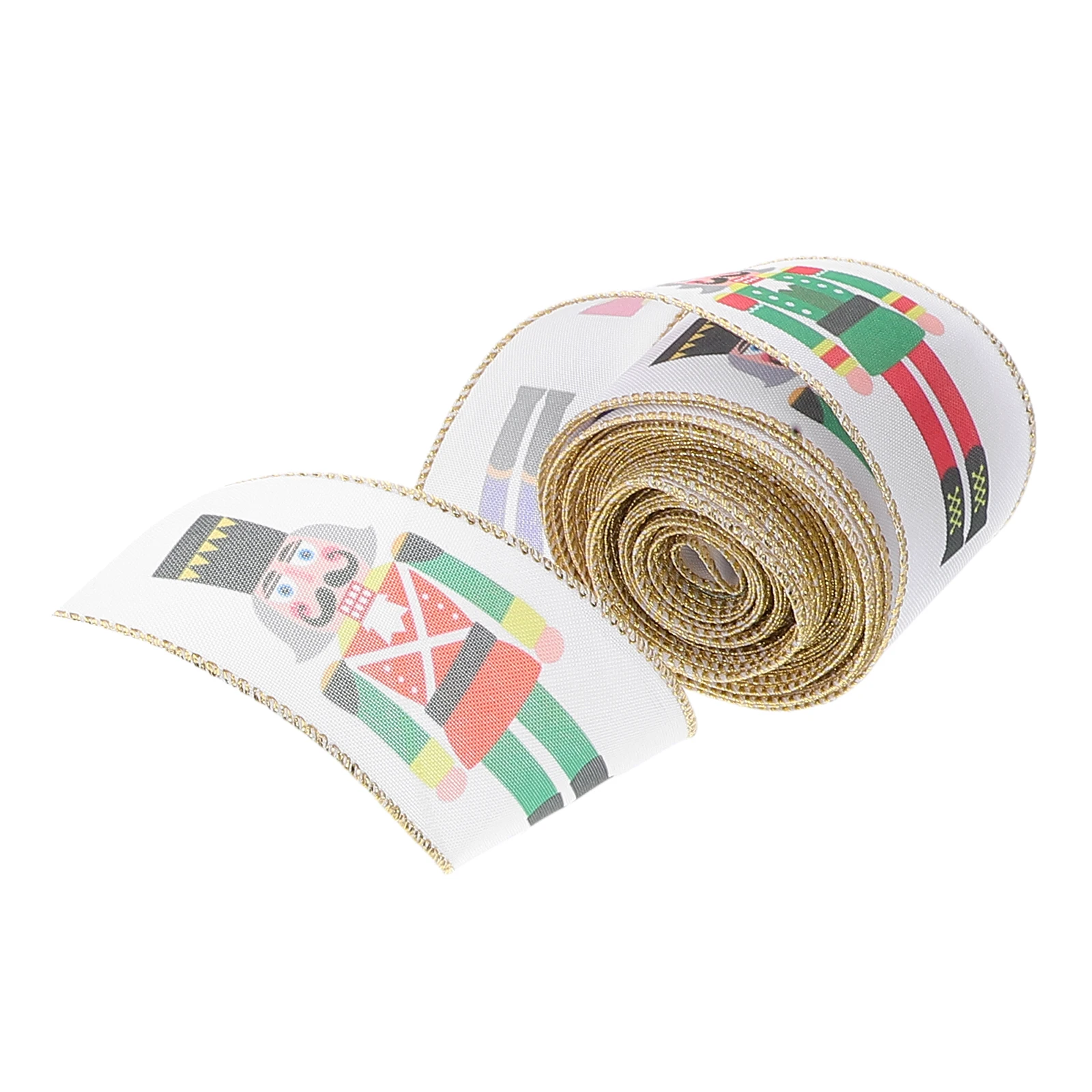 

Christmas Nutcracker Ribbon 10 Yard Wide Bowknot Craft Diy Xmas Tree Wrapping Winter Wreath Home Decor Ribbon Garlands