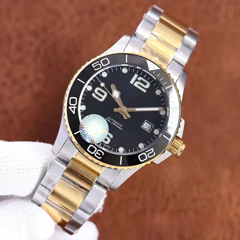 Automatic Watch Men Comas Men Mechanical Watch Fully Automatic Luminous Ceramic Circle Diving Sports Men\'s Watch   Luxury Watch