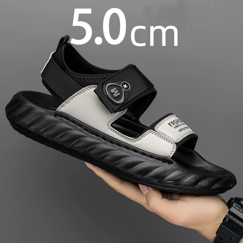 

High Quality Comfortable Soft Sole Men's Sandals New Casual Shoes for Men Slippers Roman Leisure Outside Sandal Platform Sandals