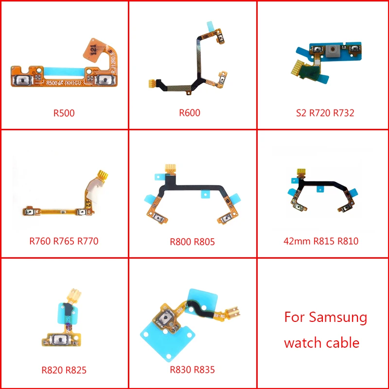 Power Button Return Flex Cable For Samsung Galaxy Watch S4 R800 R805 R810 R815 R820 R825 R830 R835 R720 R732 R760 R770 R500 R600