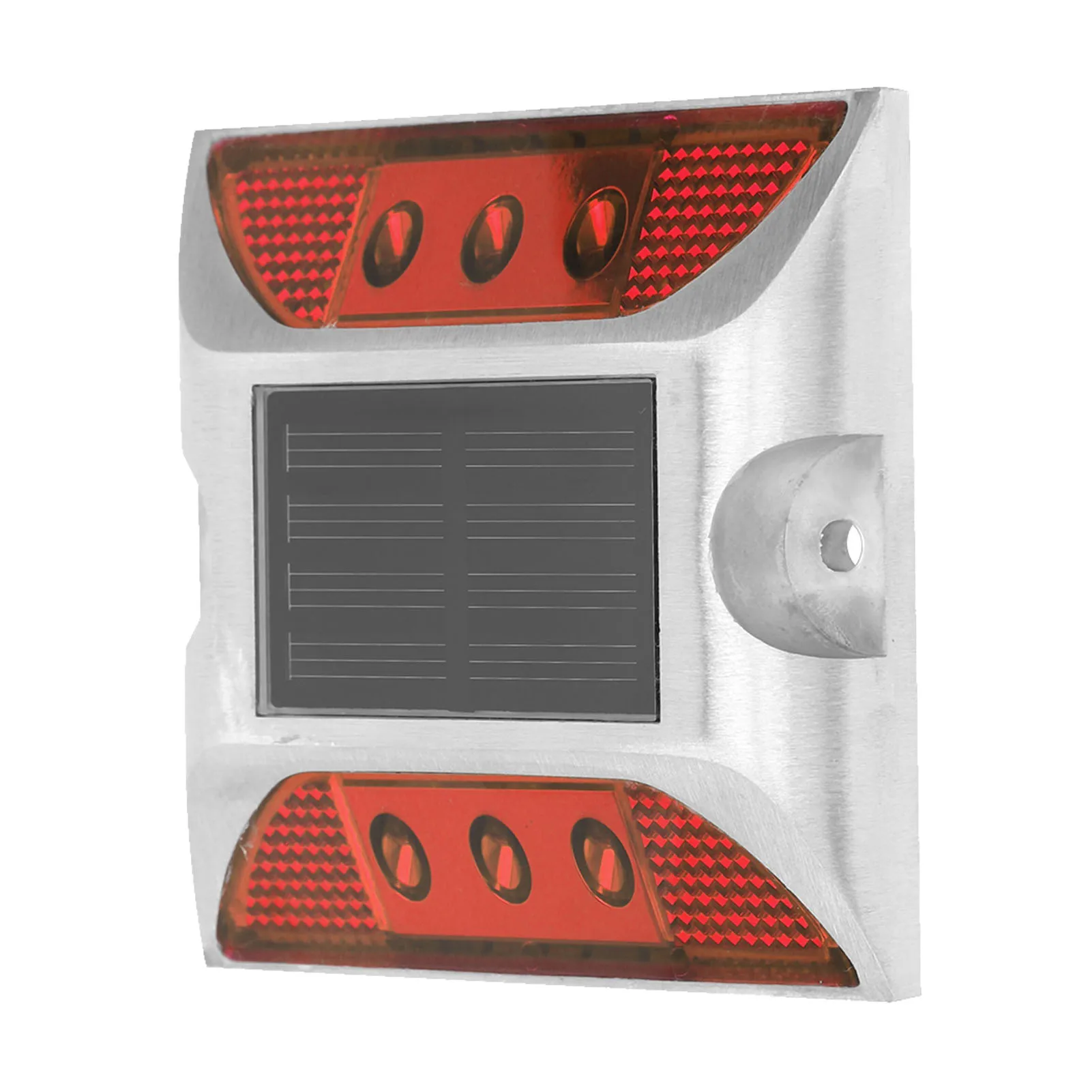 LED Ground Lights Waterproof Road Stud Lights Solar Driveway Lights Road Highway Spike Lamp Ground Marking Lighting Supplies