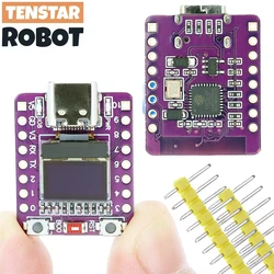 TENSTAR ESP32-C3 With 0.42 Inch White OLED Screen Development Board Ceramic Antenna ESP32 Wifi Bluetooth Module