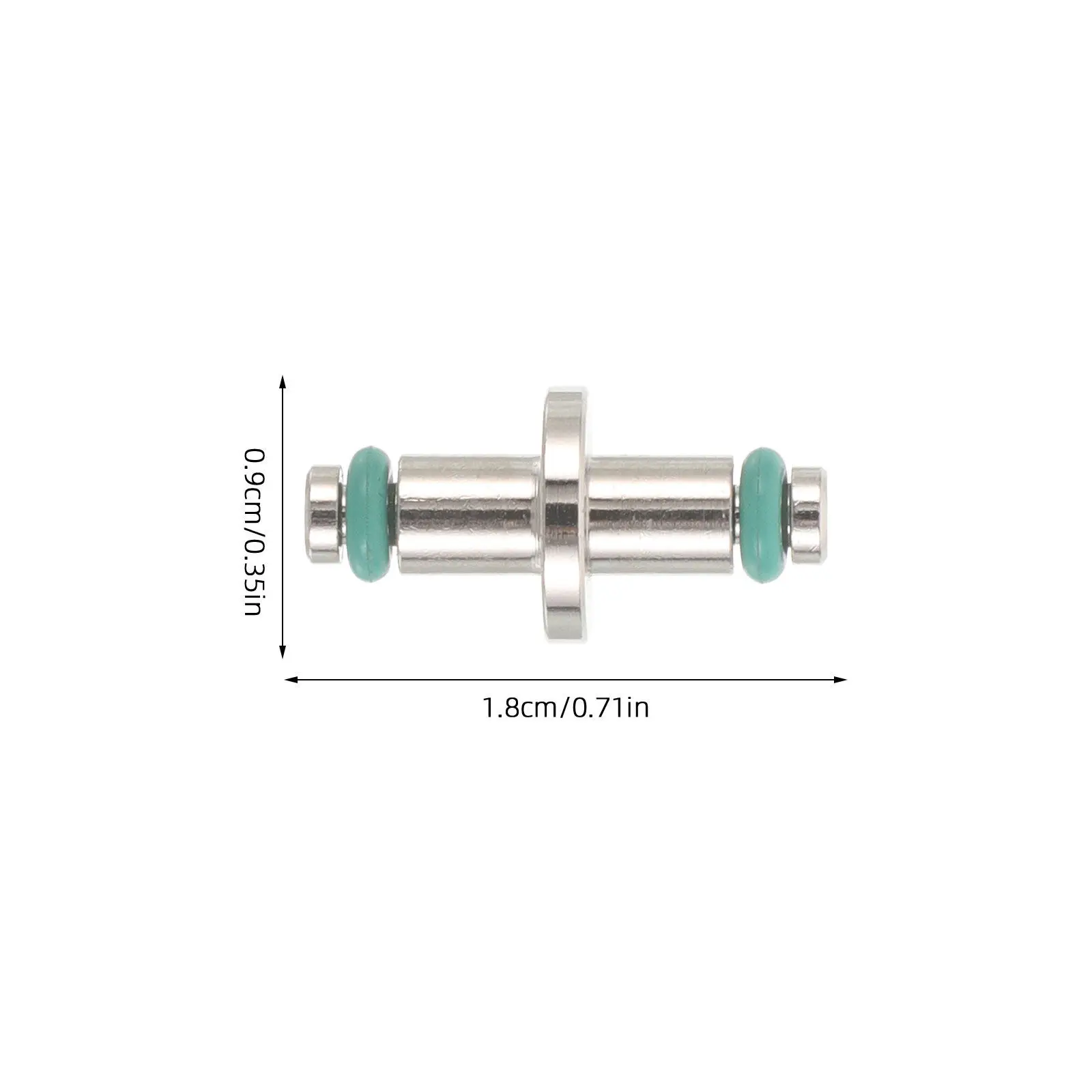 Scuba Diving Swivel Spool with O-Ring Seal High-Pressure Hose Valve Core for Pressure Gauges Accurate Readings Saltwater