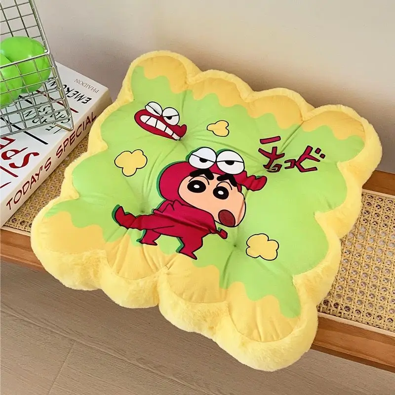 Crayon Shin-chan Nohara Shinnosuke Buriburizaemon creative cute cartoon square cushion secondary animation peripheral butt pad