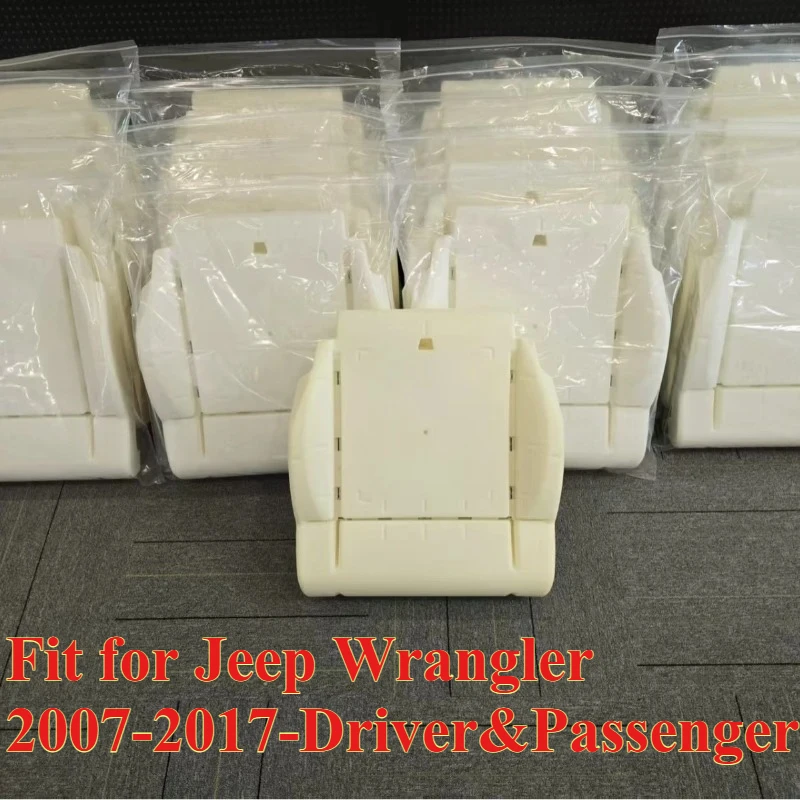 Cojín de Espuma de Repuesto para Asiento Compatible con Jeep Wrangler 2007-2017 - Almohadillas de Espuma para Asientos de Conductor y Pasajero para Renovación de Autos Antiguos