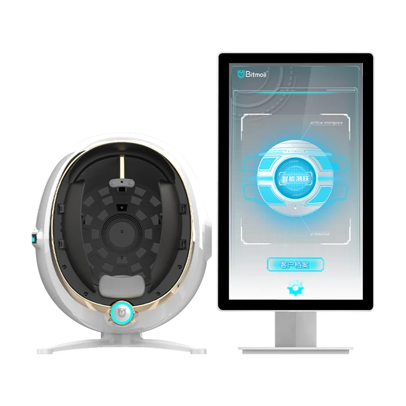 YYTINMagic آلة مرآة لمحلل الوجه 3D Bitmoji Analyzer مع توصيل WIFI بشاشة كبيرة