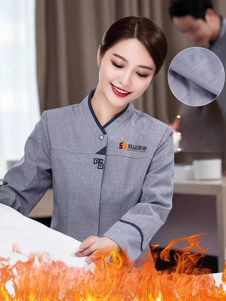 

Long Sve Housekee orm Set for Women Hotel Proper Cleaning Aun Clothing Hotel Guest Room PA Domestic Housework ...