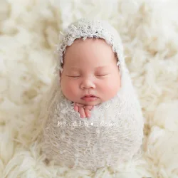 Newborn photography wrap props,stretch lace wrap for baby photography props