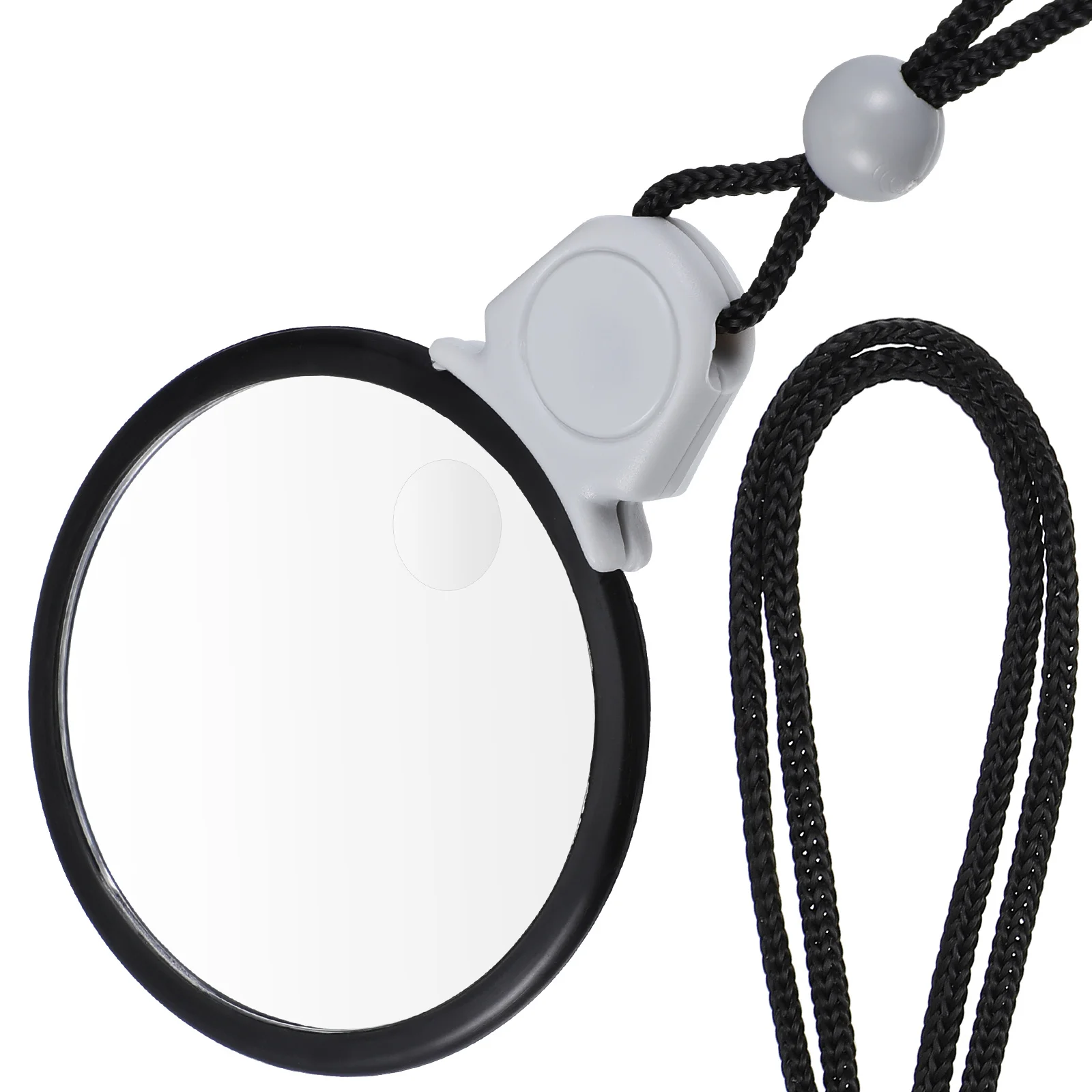 

Hanging Loupe Necklace Magnifying Glass Clear Plastic Chain Lens for Jewelry Coins Reading Maps Coupons Collecting