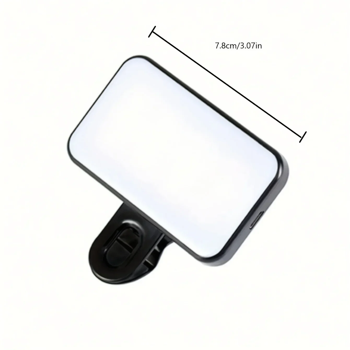 Mini Luz de relleno portátil para Selfie, recargable, 3 modos, Clip de brillo ajustable para teléfono, portátil, tableta, Reunión, maquillaje