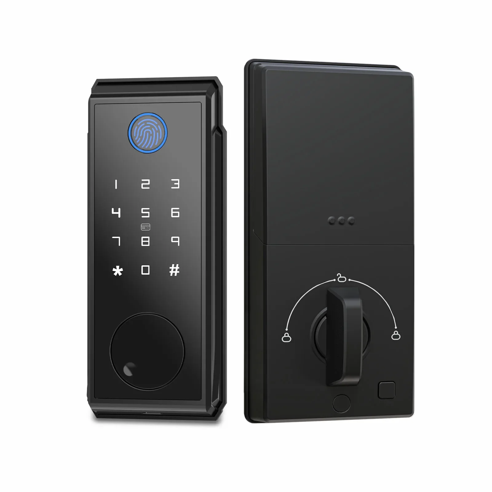 Keyless Entry Door Lock with Keypad Fingerprint Door Locks Electronic Keypad Smart Deadbolt Lock Biometric Digital Auto Lock