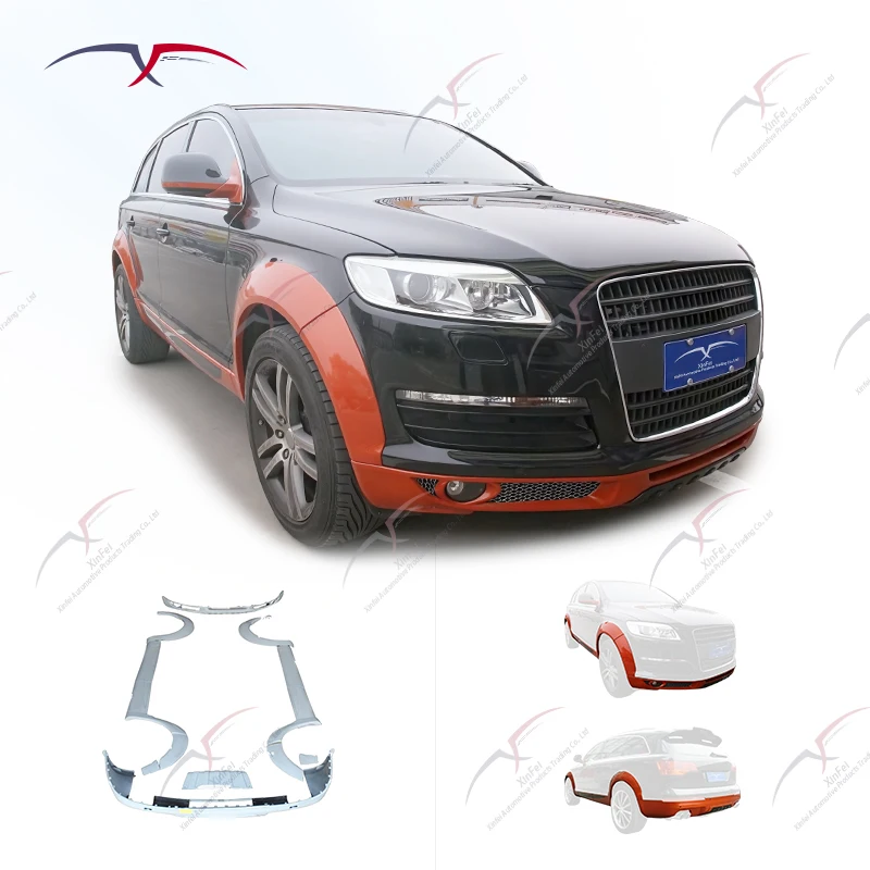 

Car Modification ABT Style Plastic Front Spoiler Wheel Arches Car Fenders Suitable for Q7 2006-2008 Body Kit Upgrade