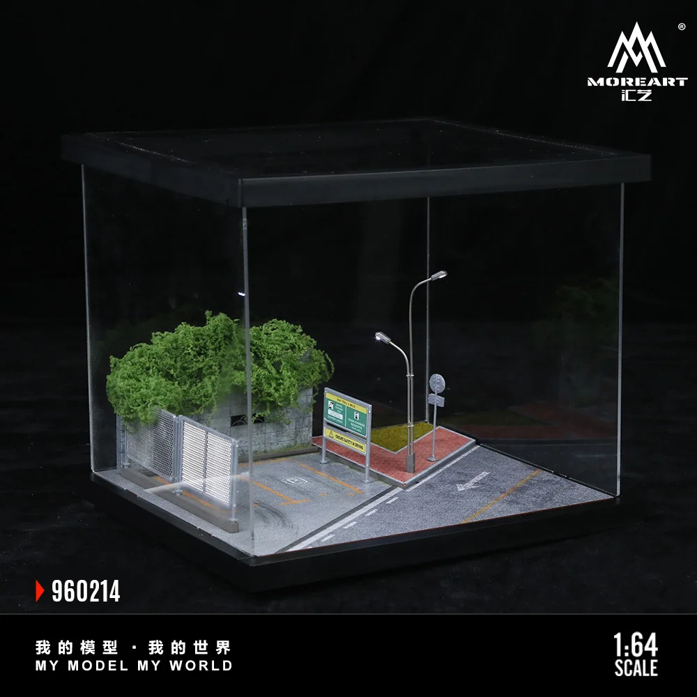 *الطلب المسبق*More Art 1:64 Street Scene14 نموذج المشهد، موقف السيارات Diorama للعرض والمجموعة والهدايا