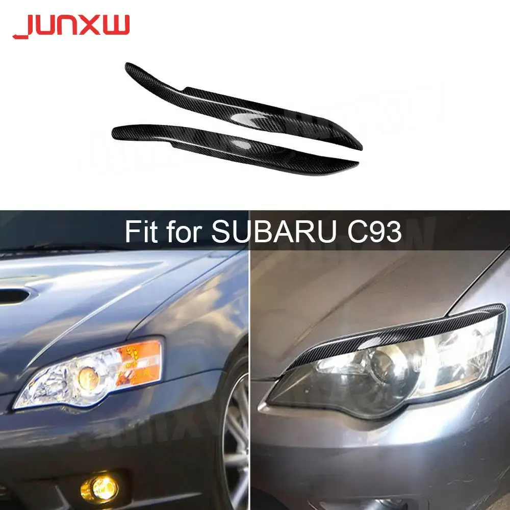 

Carbon Fiber Car Front Bumper Lamp Eyebrow Trims for Toyota Subaru 2006-2008 Headlight Eyelid Eyebrow Cover Decoration