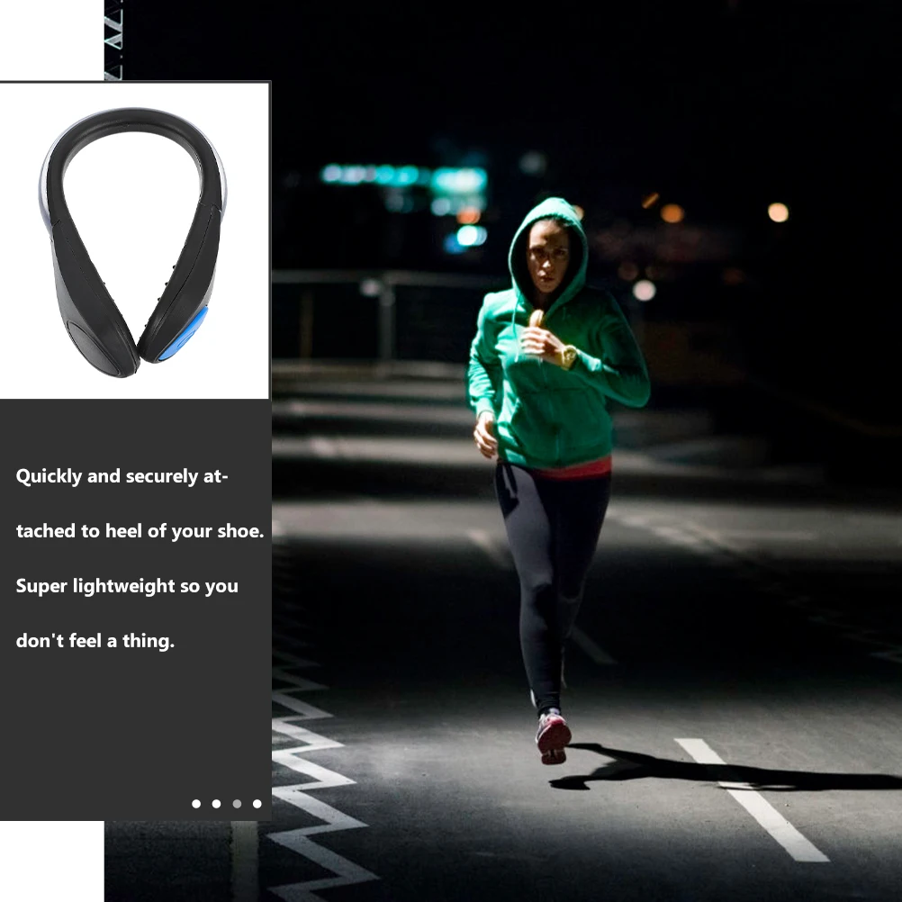 

2 Pcs Luminous Shoe Clip Running for Runners Jogging Safety Night LED