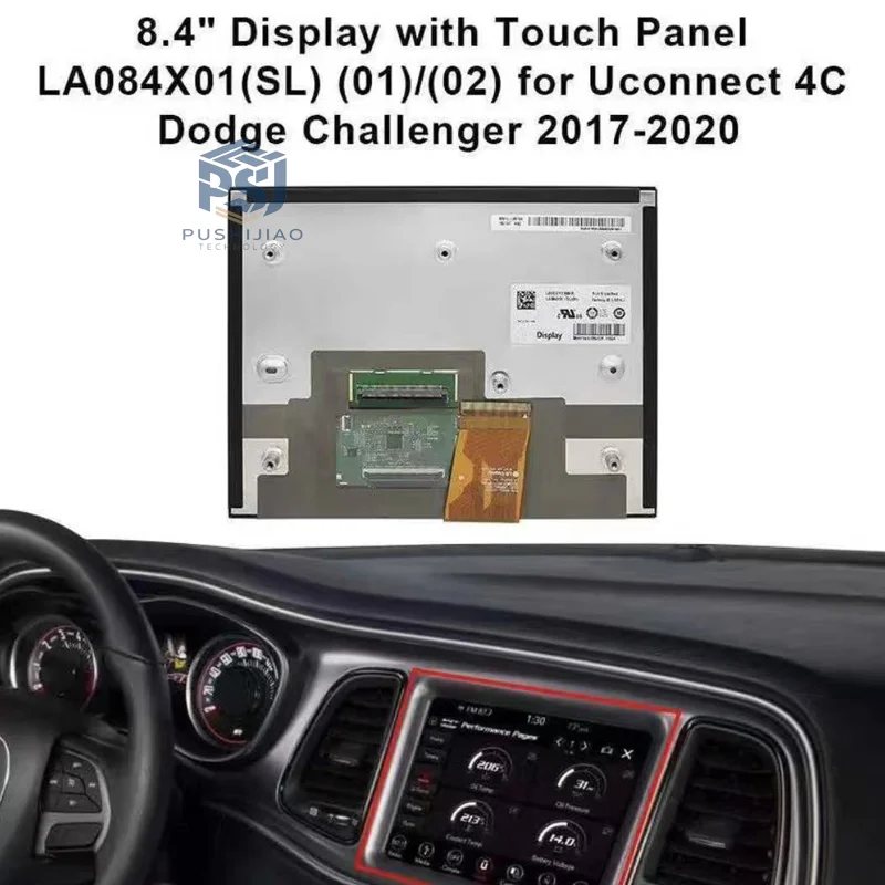 LA084X01-SL01 LA084X01-SL02 LA084X01-SL03 Original New 8.4 Inch LCD Display Screen for Chrysler Jeep Compass 2018 VP4R 2017-2021