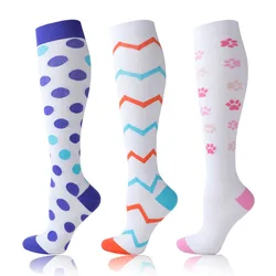 New Compression Socks for Leggings Breathable Running Pressure Soccer Adult Socks Korean Edition Network Pressure Nurse Socks