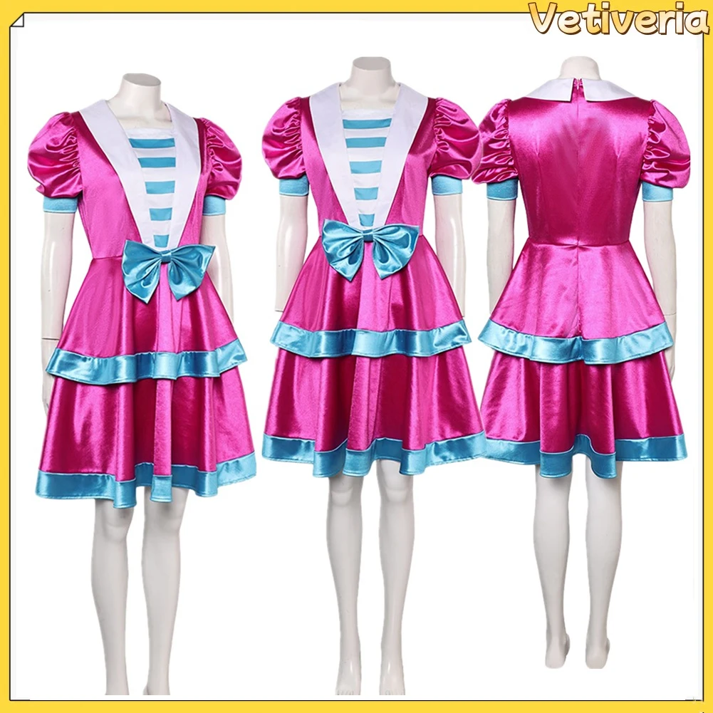 Cartoon Inside Disguise Out Riley Cosplay Costume Adult Women Princess Dress Outfits Halloween Carnival Party Suit