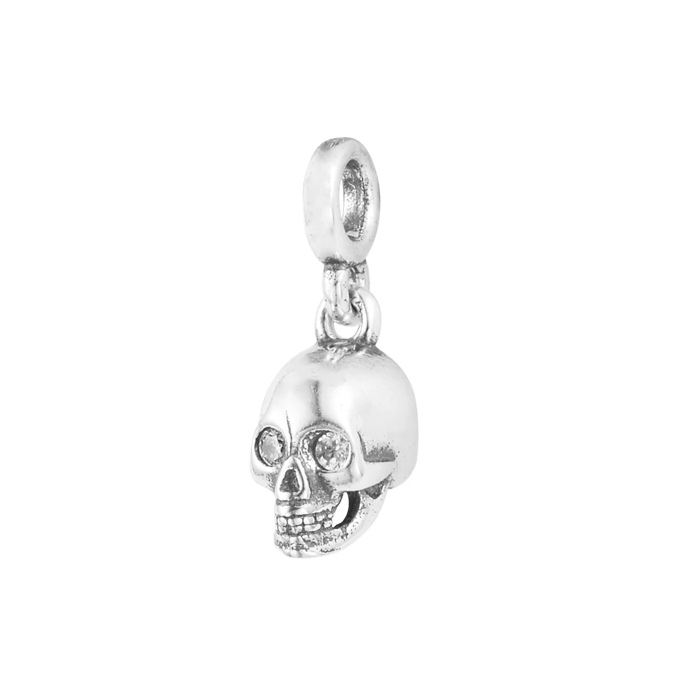 2023 ME Skull Mini Dangle Accsesoris For Women Sterling Silver Jewelry Fits Me Bracelets Small Hole Beads For Jewelry Making