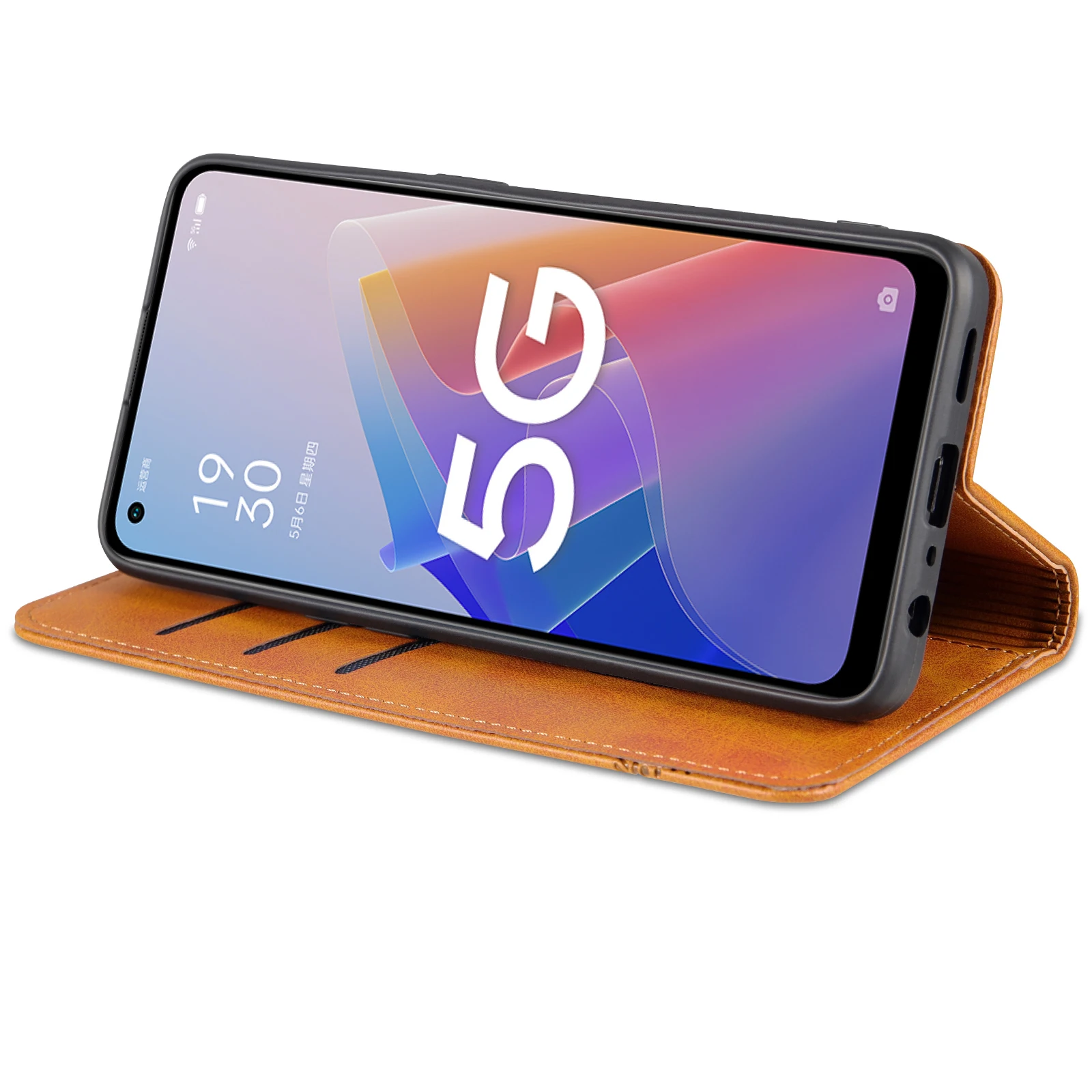 Leder Brieftasche Flip Telefon Fall Für OPPO A96 95 94 93 91 92 A77 76 74 72 73 74 A57 56 53 54 52 A36 35 31 A16 15 11 A9 8 5S 5G