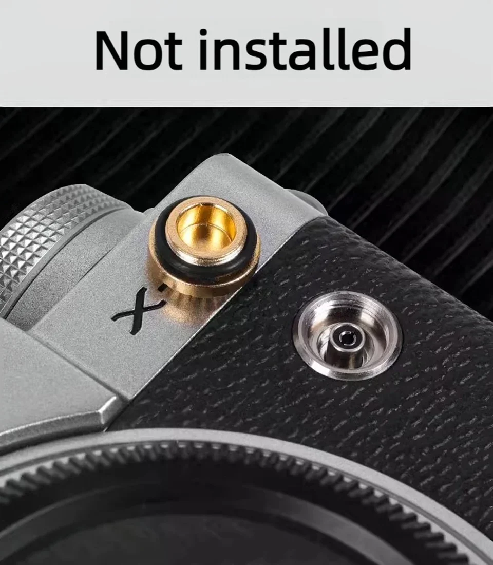 Metal PC Sync Terminal Cap Flash Cover for Fuji XH2S X- H2 H2S T4