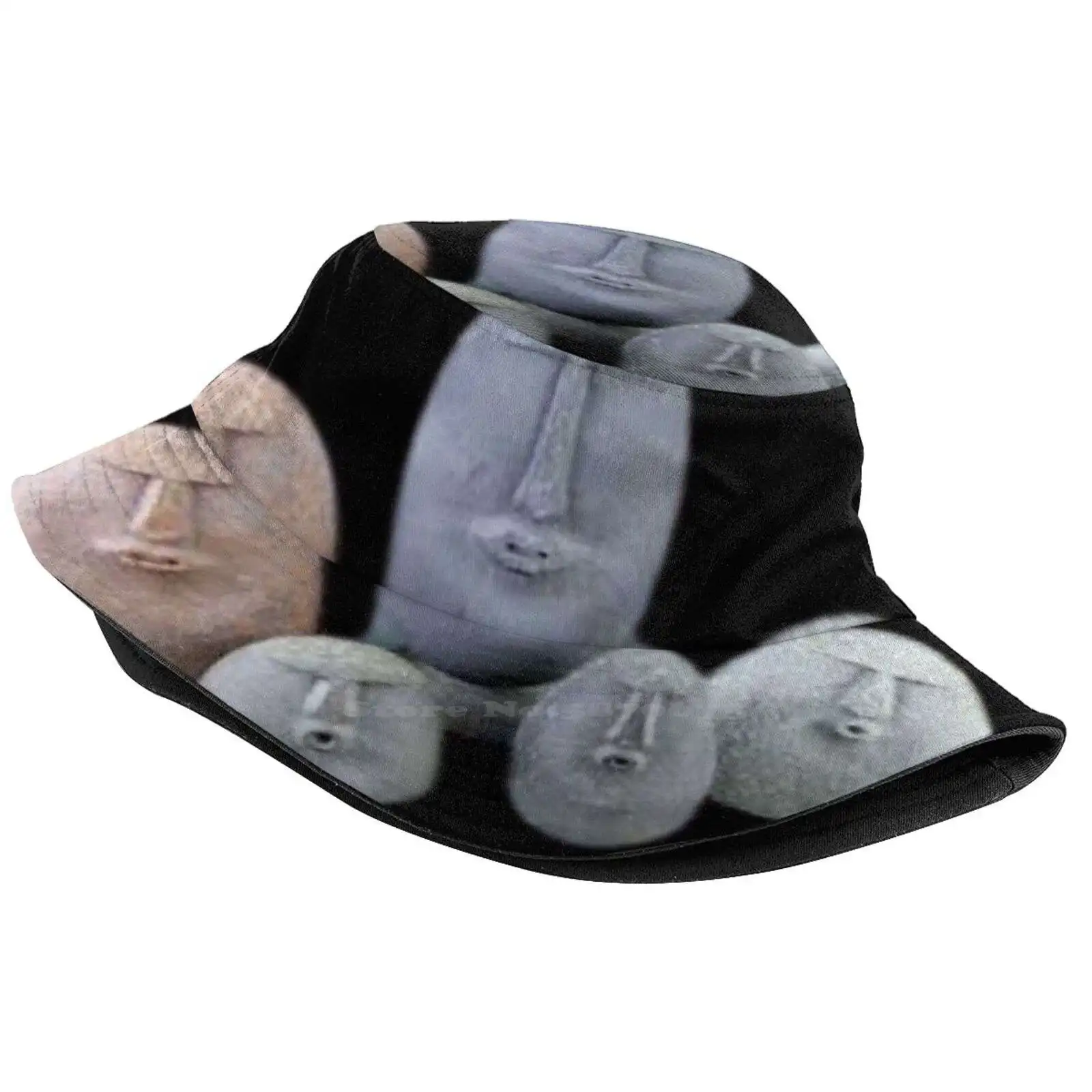 Oof Stones Unisex Fashion Women Men Breathable Bucket Hats Nerdy Oooof Damage Sounds Blocks Games Humor Humour Ascii Lava Solar