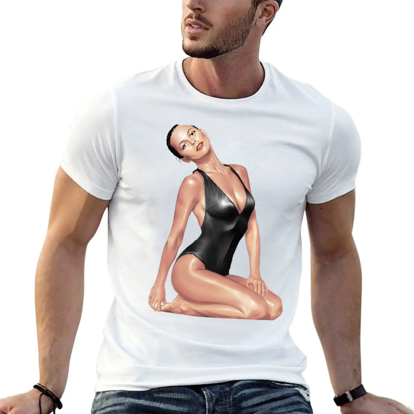 

Cheryl Ladd 1c (solo) T-Shirt t shirts cotton 100% t shirt men 100% cotton luxury brand man graphic t shirt T-shirt