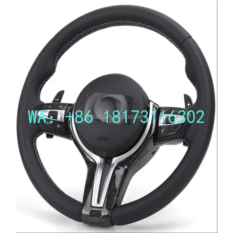 China Plant 2026 Fashion pink Forged Carbon Fiber Car Lci Steering Wheel M Performance E91 X3 G01 F E G 1 5 Series