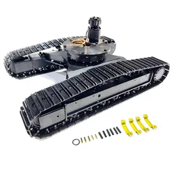 Hydraulic Chassis 1/14 Hydraulic Excavator Model Chassis Assembly New Type with Motor Super Torque Brushless Walking Chassis