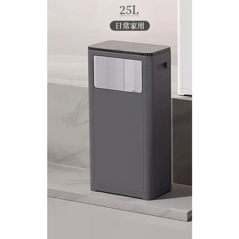Dual Compartment Pedal Kitchen Garbage Bin Large‑Capacity Odor‑Control Recycling Waste Bin With Lid Household