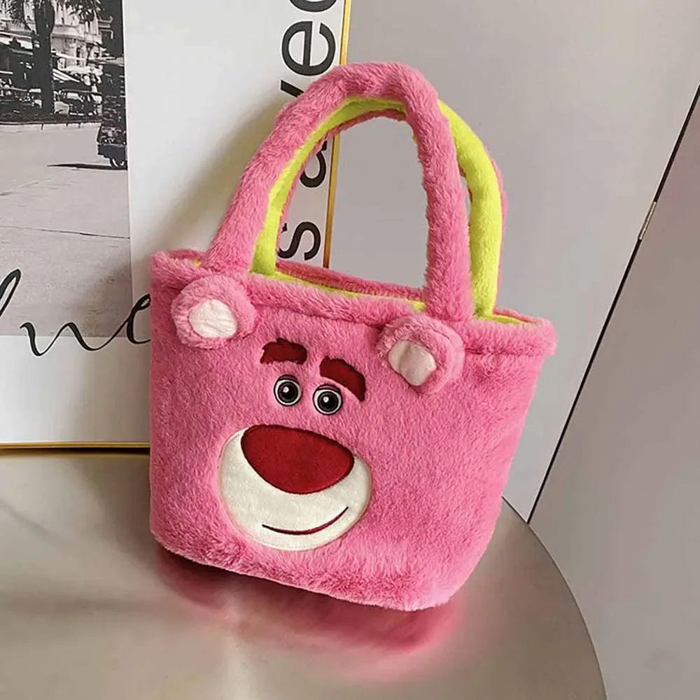 Kawaii Disney Winnie The Pooh Plush Handbags Tigger Shoulder Bag Anime Alien Soft Stuffed Plushie bags Kid Girl Birthday Gifts