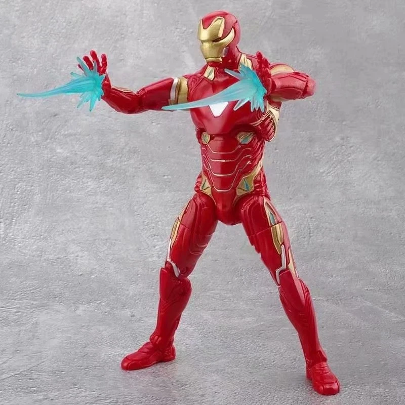 

Marvel Avengers Endgame Iron Man MK50 6 Inch Light Up Glowing Action Figure Boxed Collectible Decor Toy For Kids And Marvel Fans