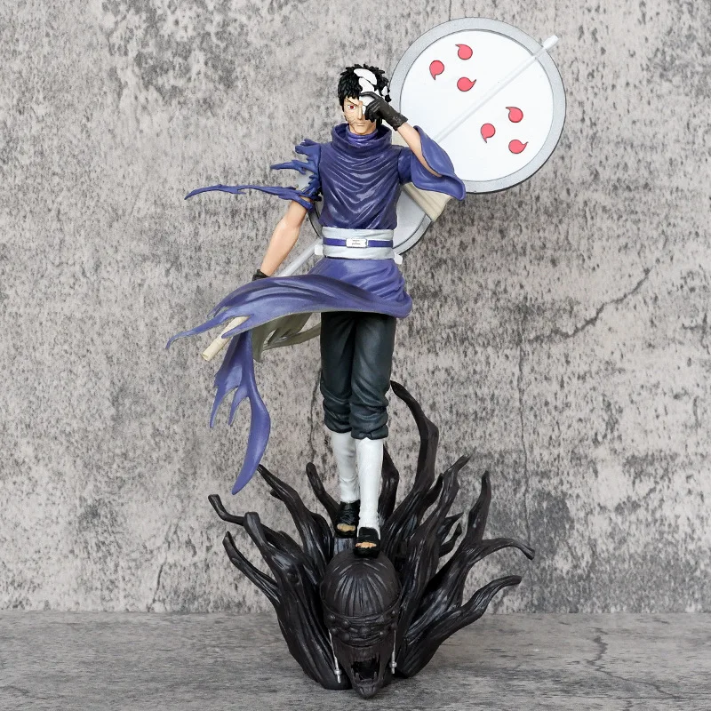 Figuras de acción de PVC Uchiha Obito de 30CM, modelo de Anime, colección de juguetes, muñeca, regalo para niños