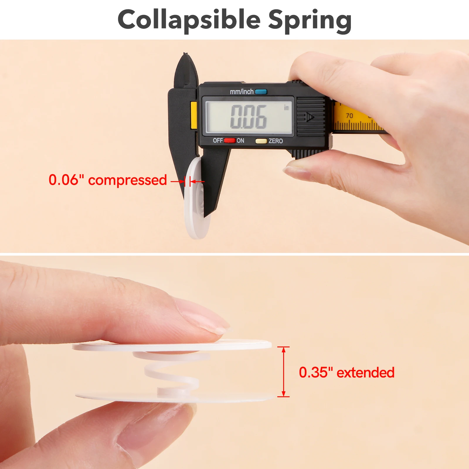 متذبذبات بأحجام قياسية عادية لصنع البطاقات ، زنبركات الحركة المتذبذبة ، إضافة بعض الحركة ، حجمان ، 30: 50 #4