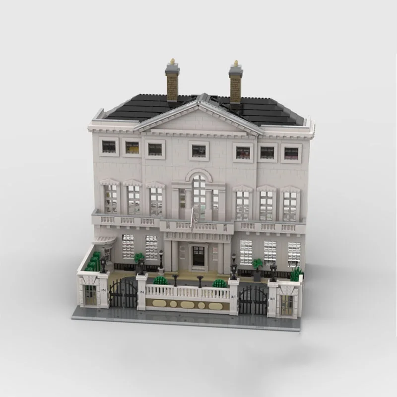 6174 قطعة MOC The Out Club Cambridge House وحدات نموذج ألعاب مكعبات البناء لتقوم بها بنفسك فكرة التعليم هدايا عيد الميلاد الطوب الاطفال #5