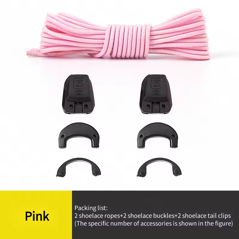 Quicklace Kit / Footwear Lace Replacement Accessory / No tie Shoelaces Round Tennis Shoe laces Quality Running Sneaker Shoelaces - Image 15