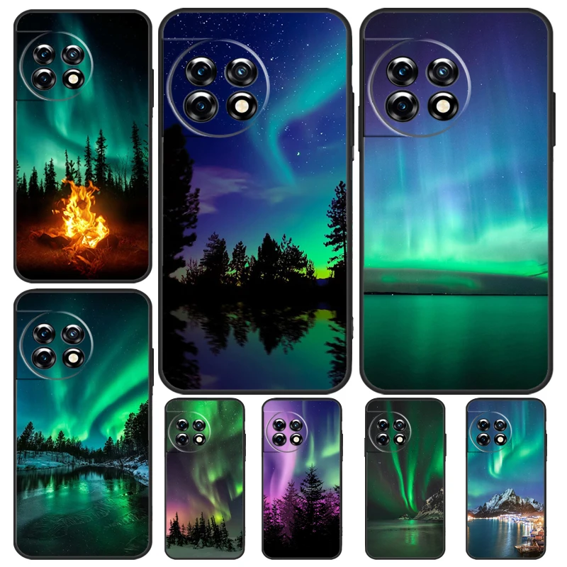 Northern Lights Case For OnePlus Nord CE 3 Lite 2 2T N10 N20 N30 N100 N200 8T 9R 10R 10T 9 10 Pro 11 Cover