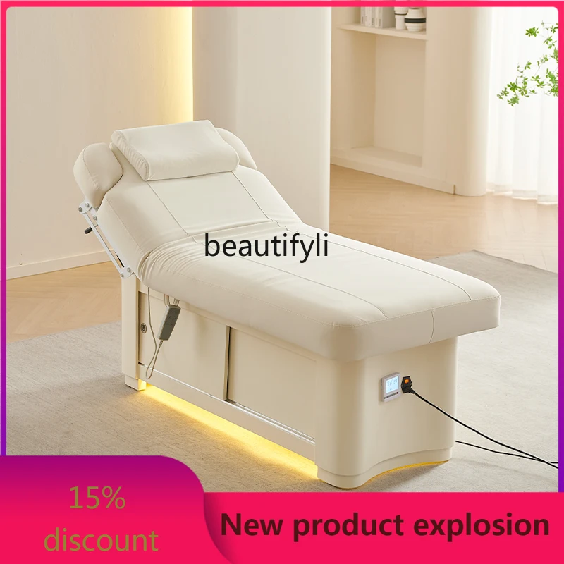 

Electric Beauty Bed Medical Massage Latex Bed for Beauty Salon Constant Temperature Heating Physiotherapy Bed