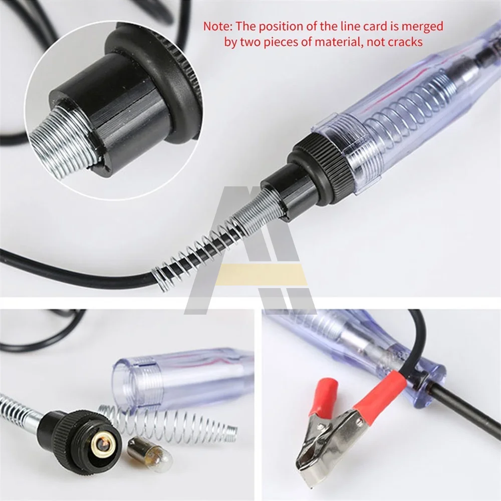 3-36V 6-24V DC Car Truck Voltage Circuit Tester Digital Display Electric Pen Probe Pen Light Bulb Automobile Diagnostic Tools