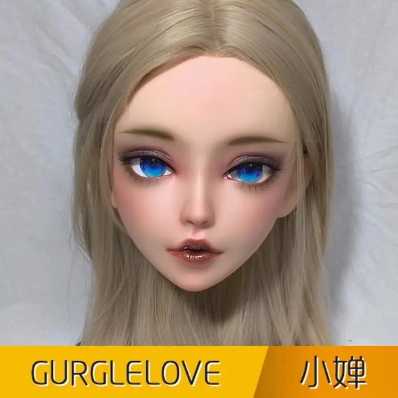 

(CHAN) Женщина Девушка Смола Половина Головы Кигуруми BJD Глаза Crossdress Косплей Японская Лолита Кукла Маска