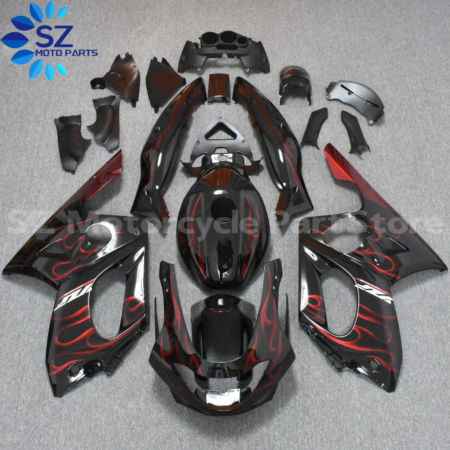 

Новые комплекты обтекателей для мотоциклов из АБС-пластика для Yamaha YZF 600R 97-07, аксессуары для литья всего кузова