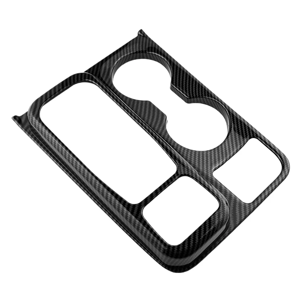 LHD Stickers for Ford Maverick 2022 2023 2024 Gear Shift Panel Cover Trim ABS Carbon Fiber Frame Decoration Accessories