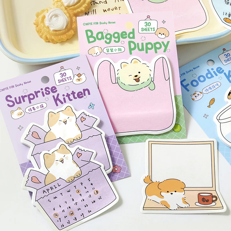 Kawai Stationery NOTE FOR Notes Report Series Cute Cartoon Notebook Writing Message Times Office School Supplies Lovely Memo Pad view 5