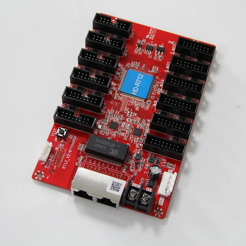 1 قطعة HD-R712 كامل اللون فيديو جدار شاشة عرض LED بطاقة الاستقبال دعم HD-A3L A4L A5L C16L VP210 VP410 للاستخدام معًا