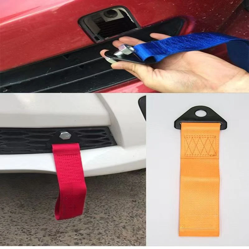 Car modification universal decorative trailer with personalized upgraded version smooth surface towing rope