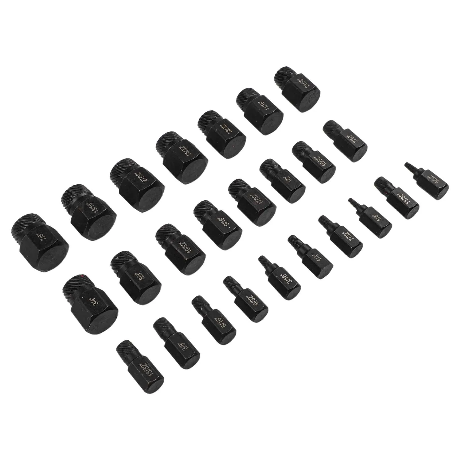 

Comprehensive 25 Piece Hex Screw Extractor Set for Effortless Removal of Stripped Bolts for DIY and Professional Use