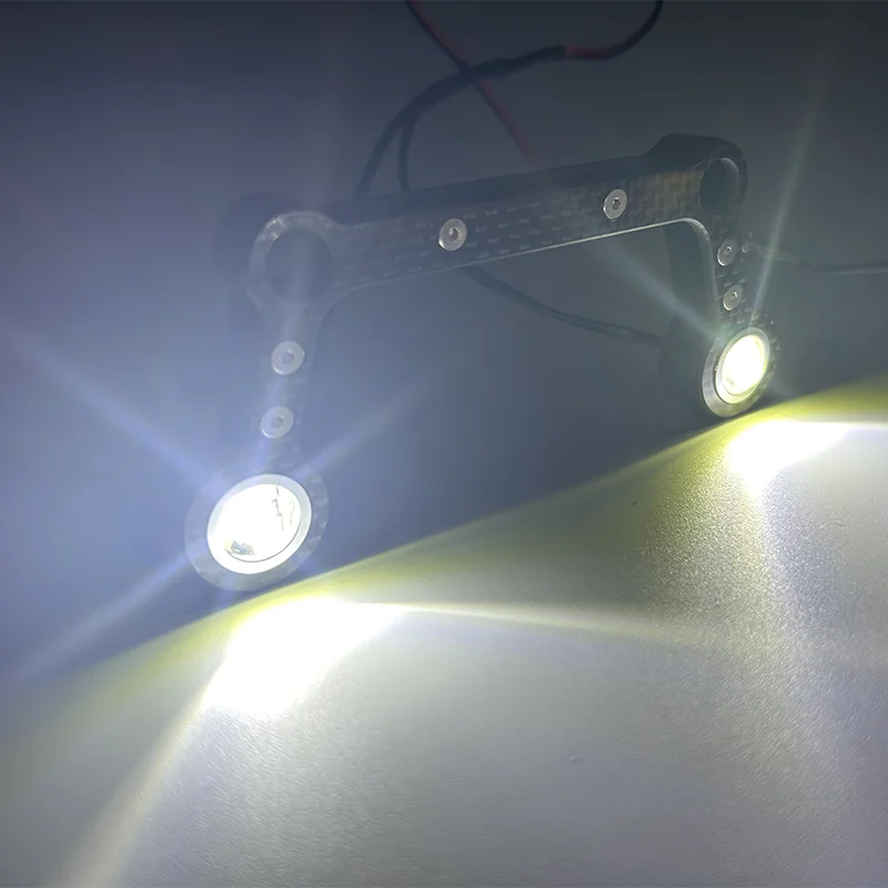 MOJAVE 6S LED Simulatie Frontspots voor 1/7 ARRMA MOJAVE 6S EXB RC Korte Cursus Vrachtwagens Auto