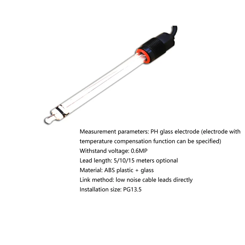 Industrial Online PH Meter Controller Detection Test Instrument PH Meter Sensor Electrode ORP Acidity Meter PH Probe