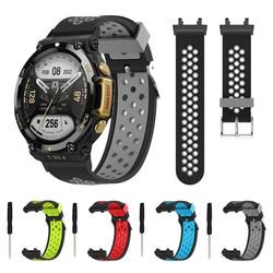 Watch Strap For Amazfit T-Rex 2 T Rex Pro Sport Silicone Replacement Correa Bracelet Wristband For Huami Amazfit T-Rex Watchband